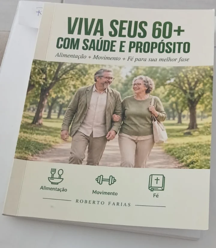 Capa original de Viva Seus 60+ com Saúde e Propósito